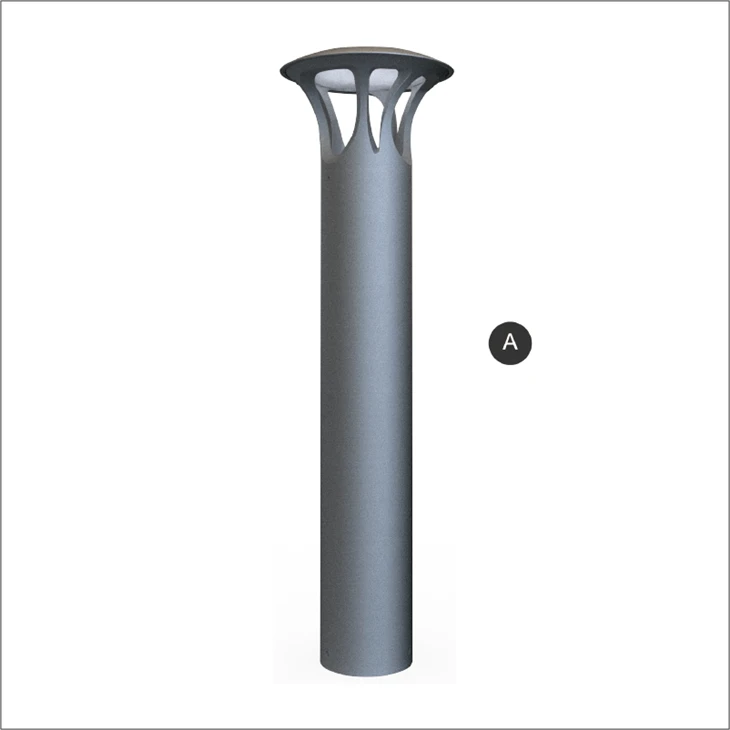 Landskap Rumput Aluminium Berkualiti Tinggi Led Bollard Light Untuk Lampu Jalan Taman