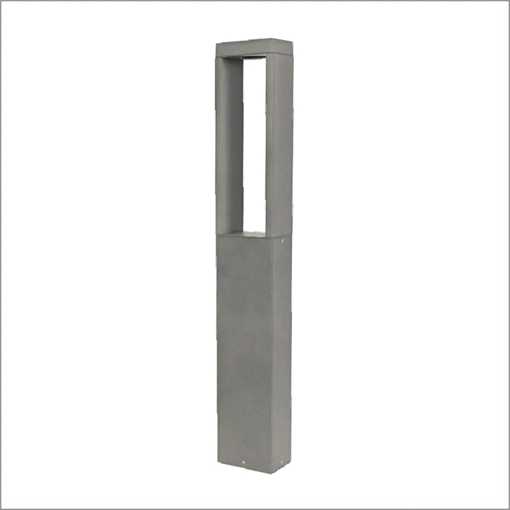 Luar IP65 Kalis Air Moden Lampu Rumput Segi Empat Lampu Landskap Taman Lampu Led Bollard Light