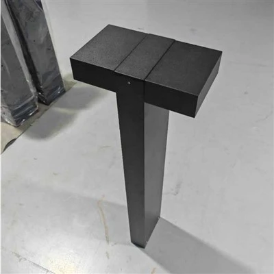 Bebibir Dalaman LED Bollard Anti-UV LED Garden Light Kepala Berkembar